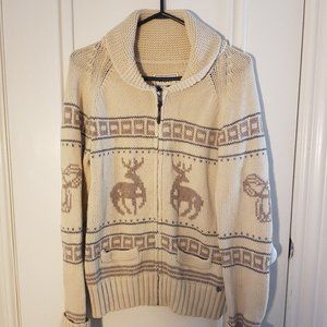 TNA Cowichan cardigan sweater XL